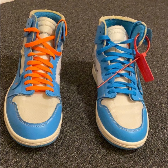 Off White Air Jordan 1s UNC - Picture 3 of 7